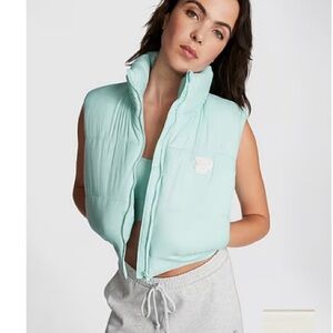 Baby. Blue Puffer vest